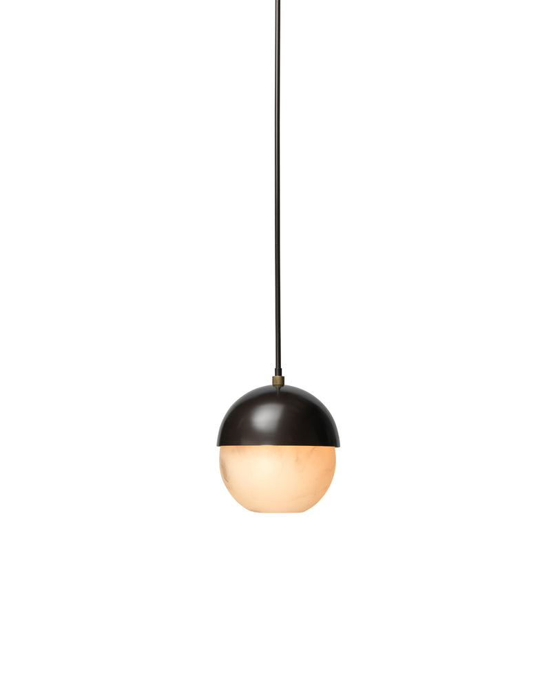 metro dome shade pendant