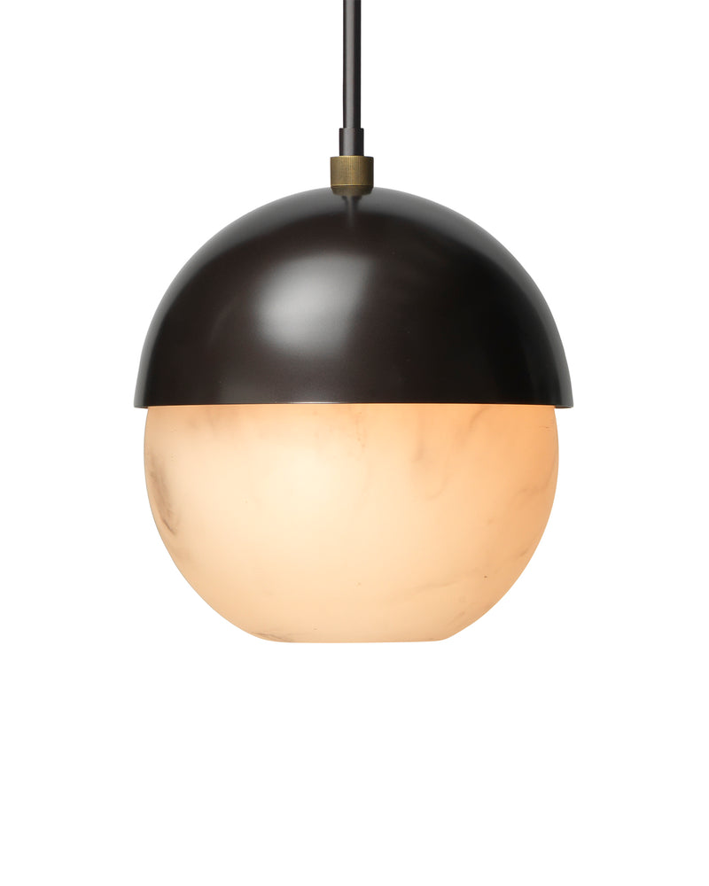 metro dome shade pendant