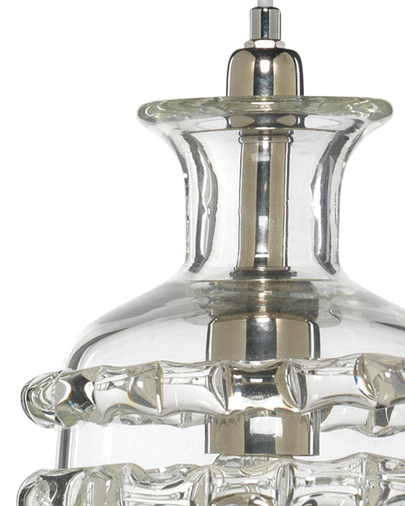 featured ribbon pendant clear | home decor