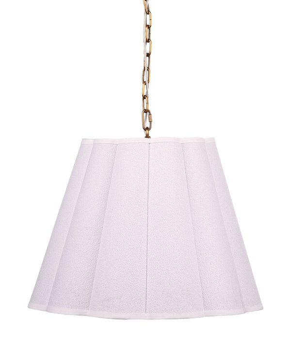 Scalloped Hanging Pendant