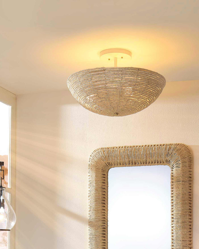tsunami semi flush mount