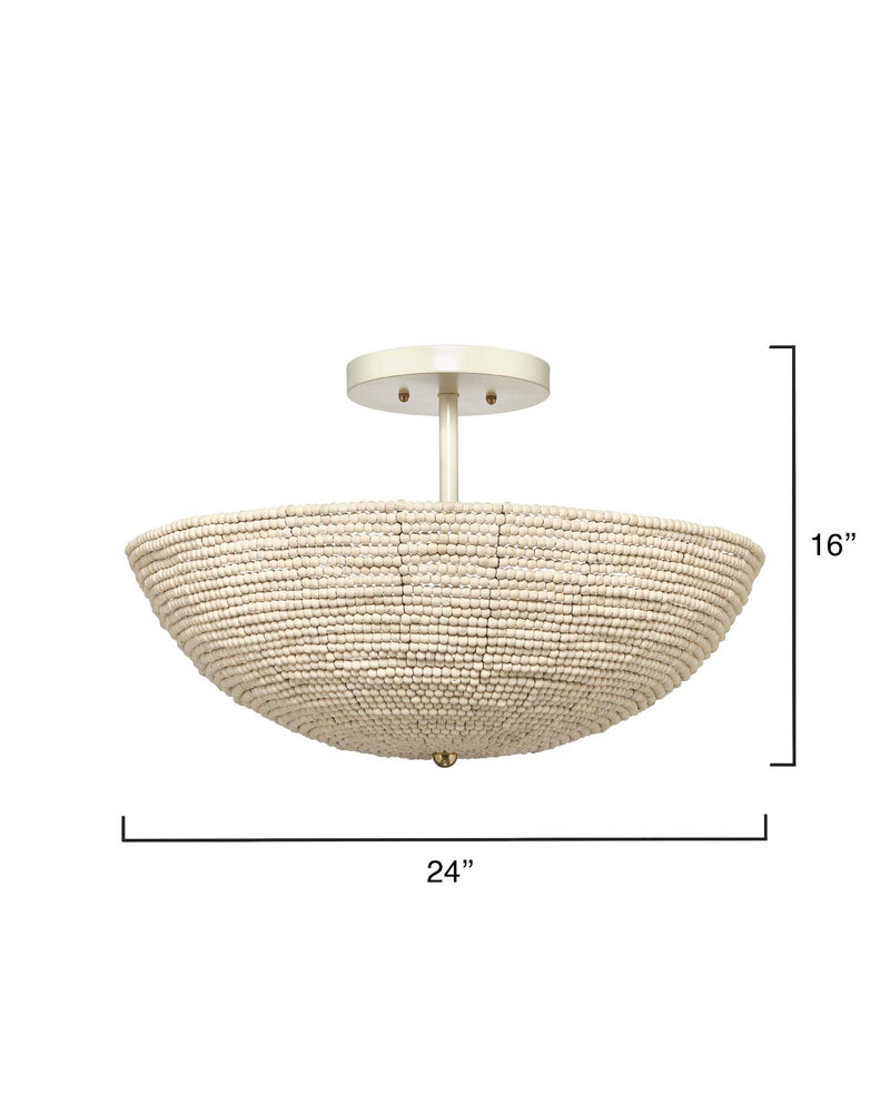 tsunami semi flush mount
