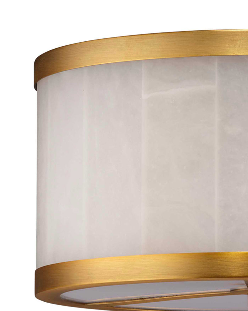 featured upsala alabaster flush | home decor