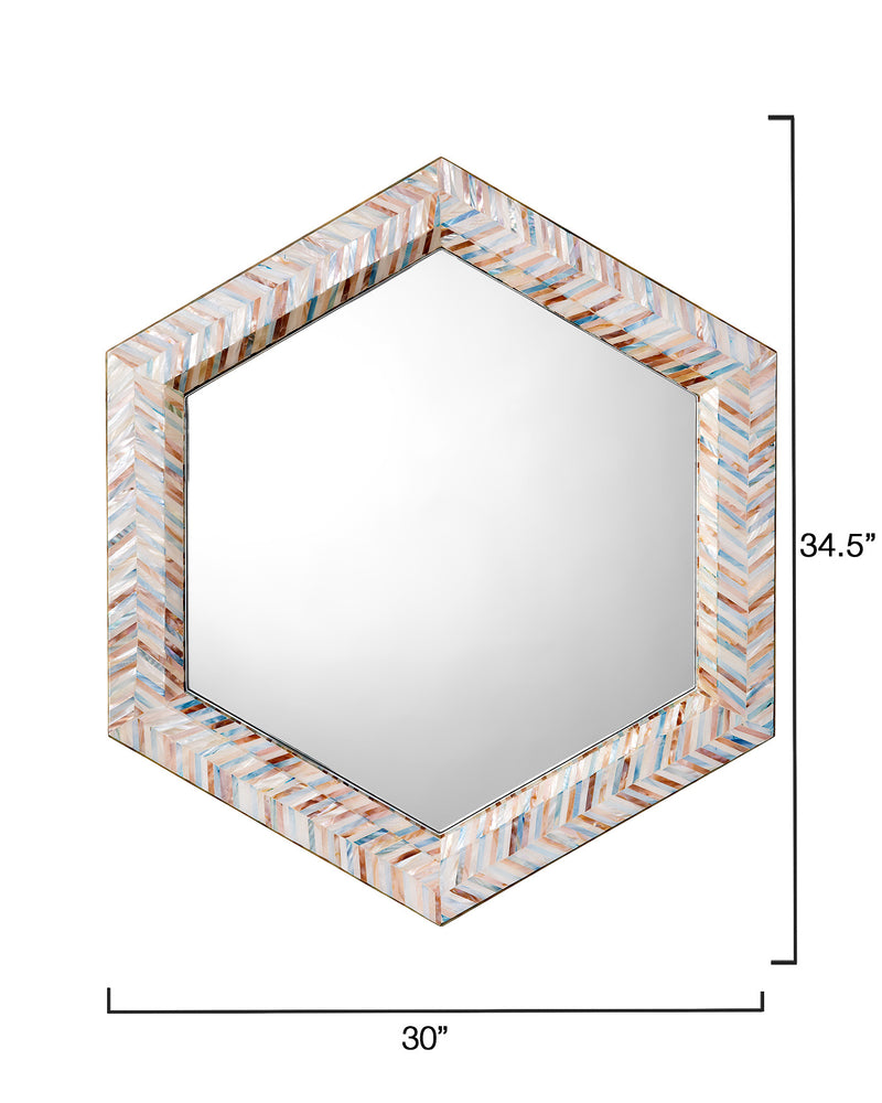 academy hexagon mirror