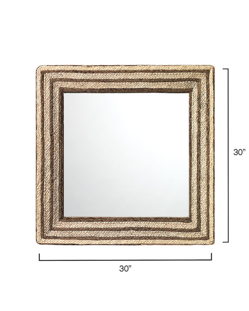 evergreen square mirror