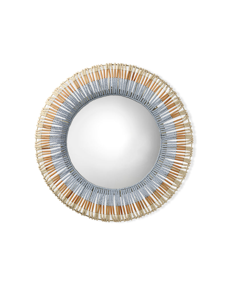 native beaded mirror
