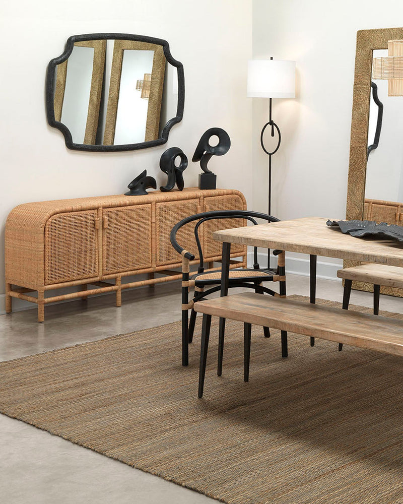 featured selene mirror charcoal | home decor