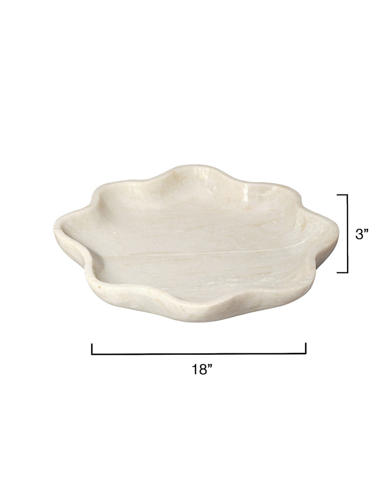 frill marble bowl