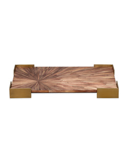 palm marquetry tray