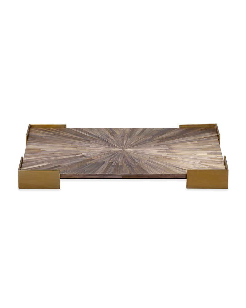palm marquetry tray