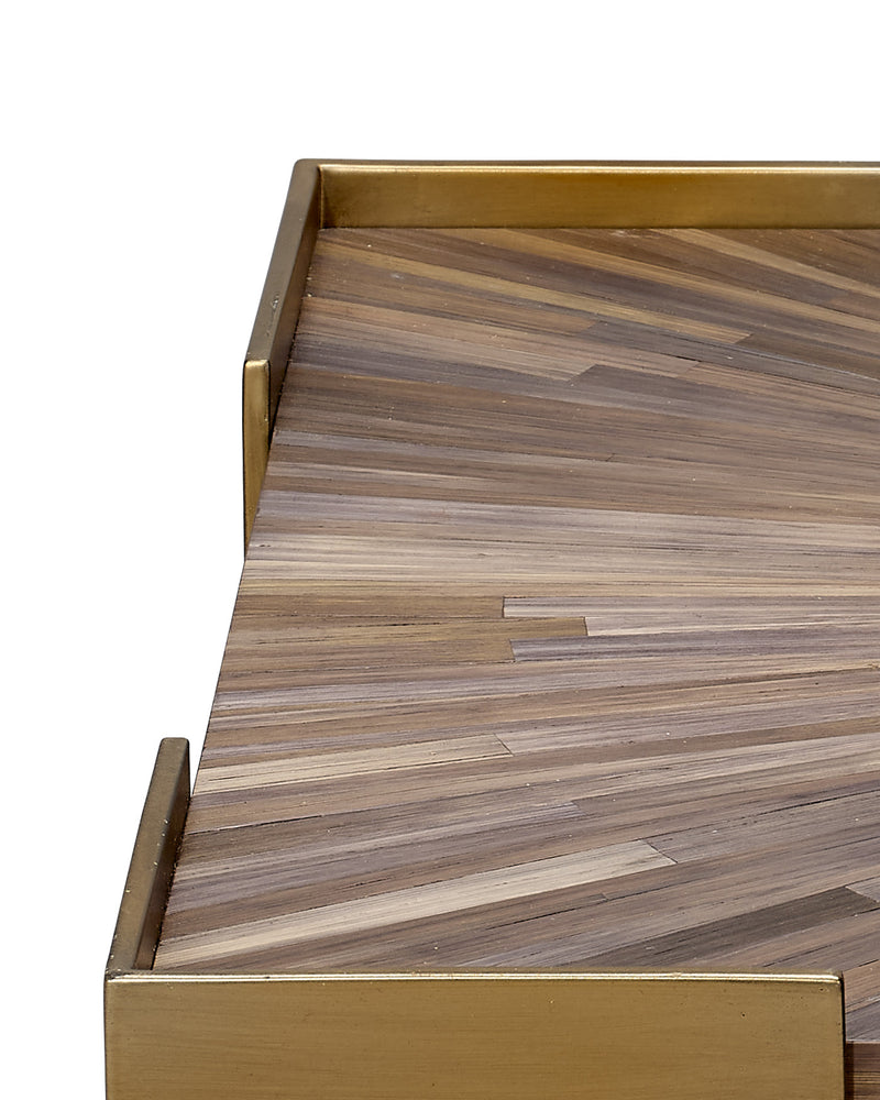 palm marquetry tray