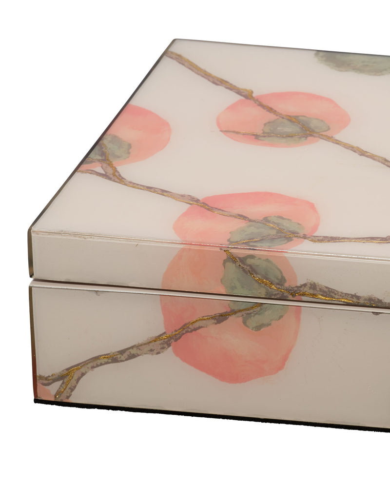 persimmon lacquered box