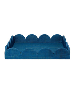 wonderland scalloped tray