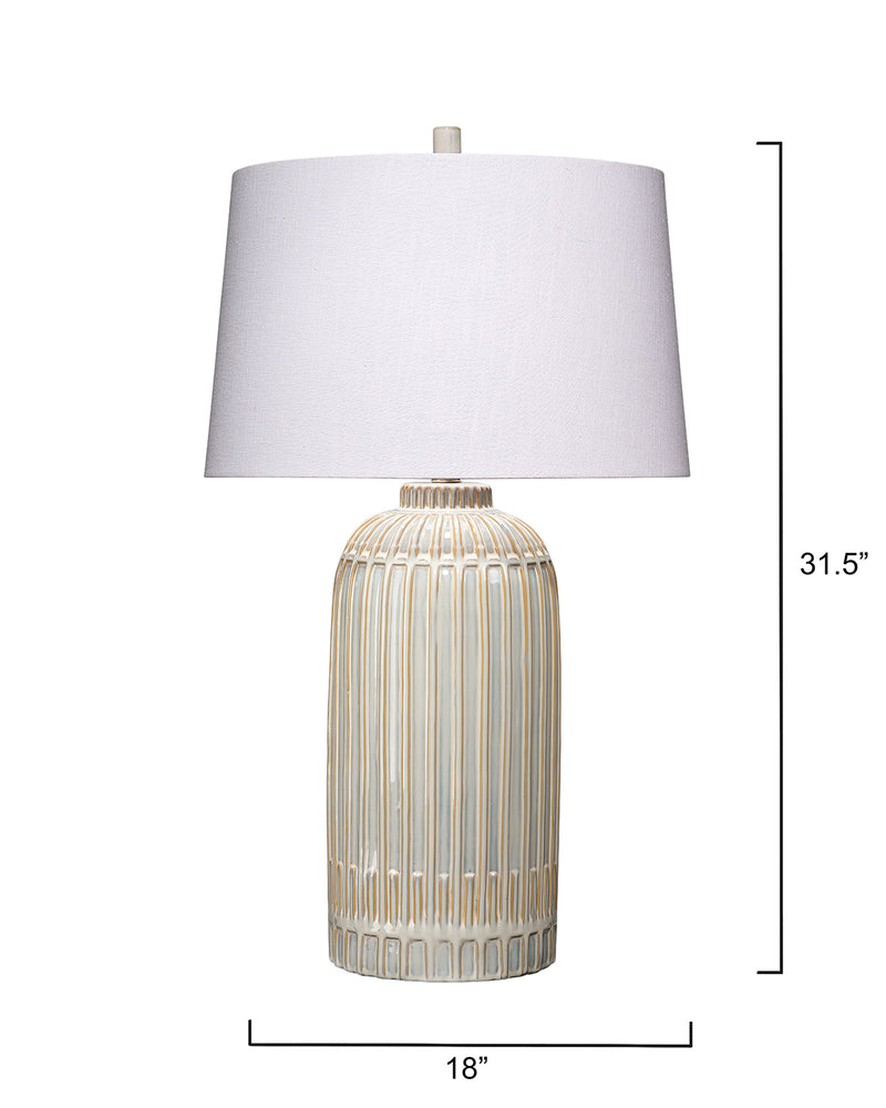 aligned table lamp