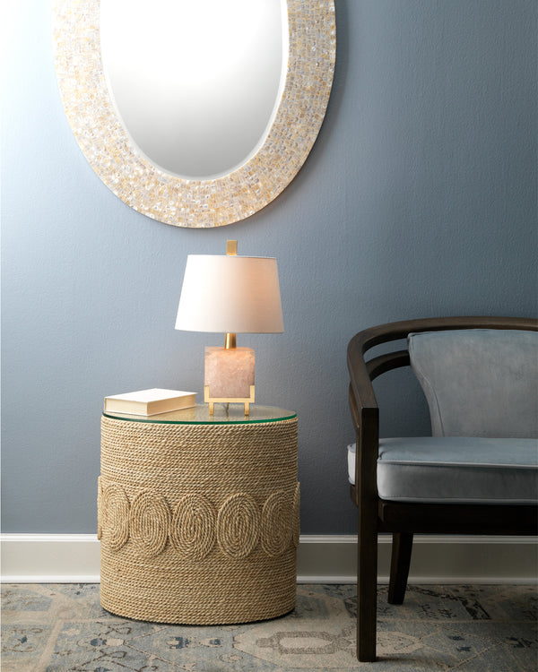 Barbados Oval Side Table