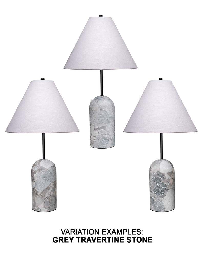 holt table lamp  - grey