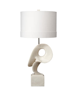 obscure table lamp - white