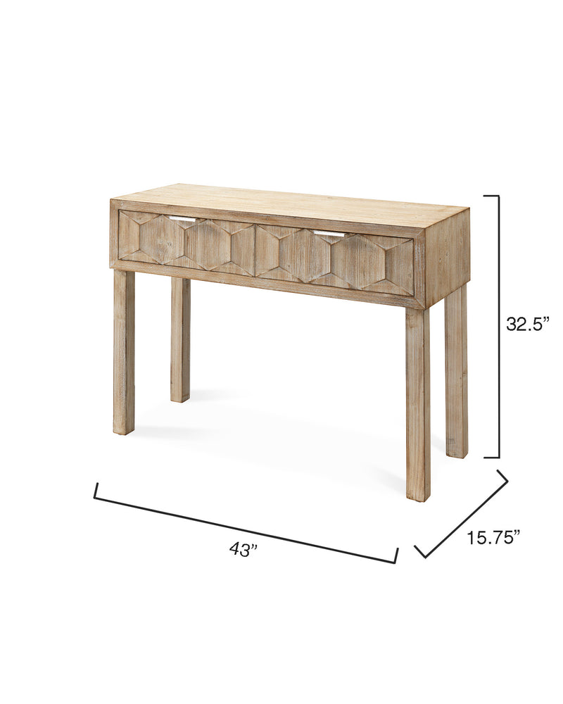 juniper two drawer console