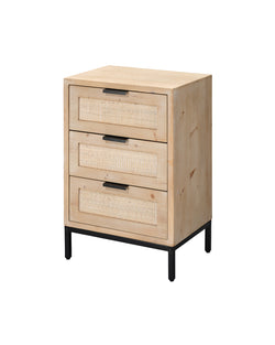 reed 3 drawer side table