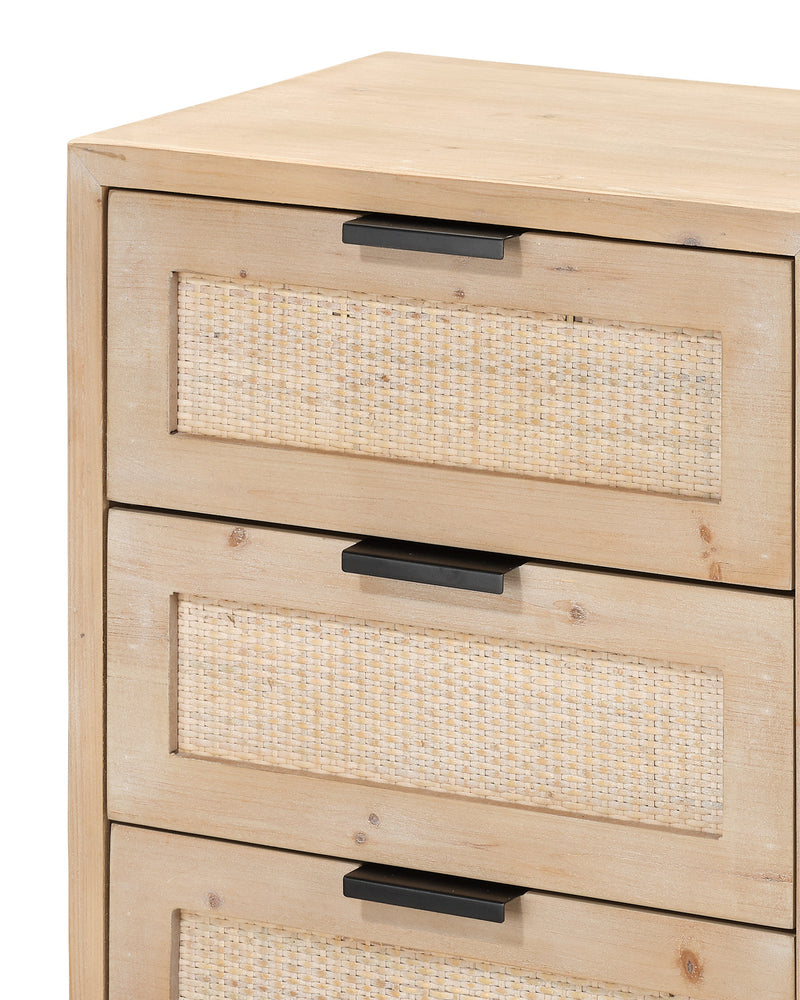 reed 3 drawer side table