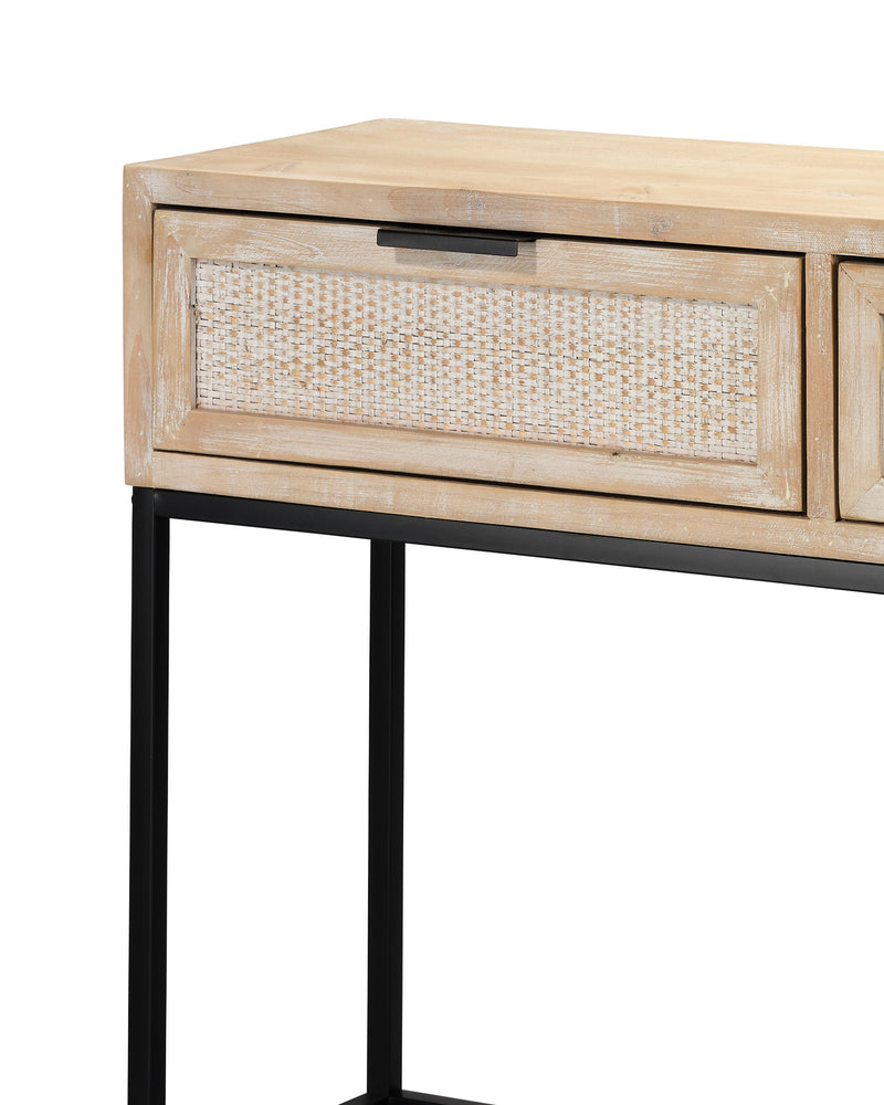 reed console table