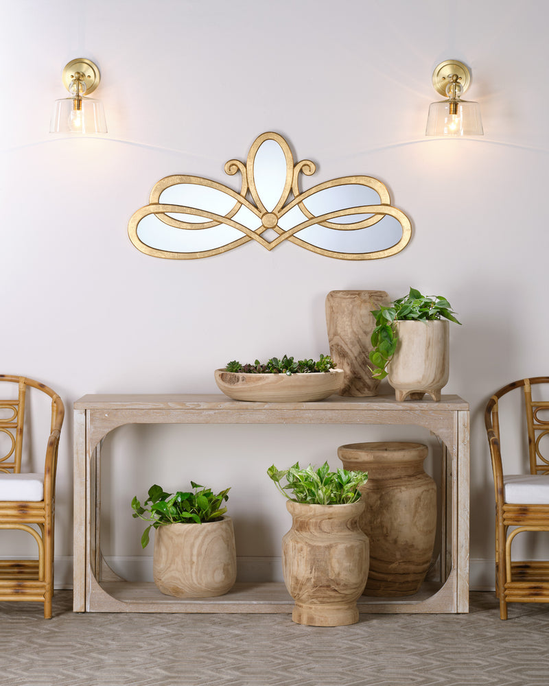 hudson wall sconce brass