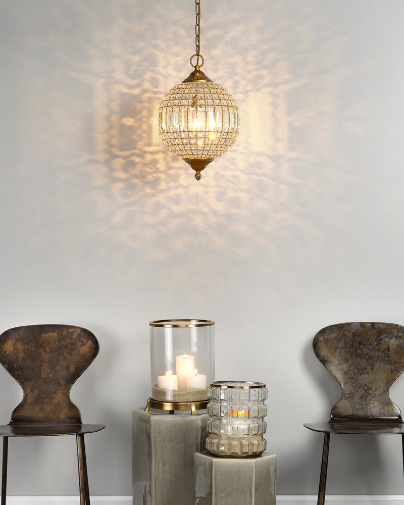Small orb pendant light sales