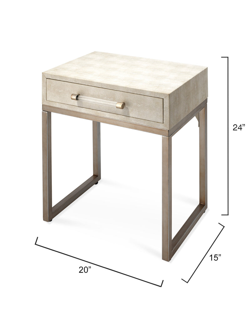 kain side table ivory