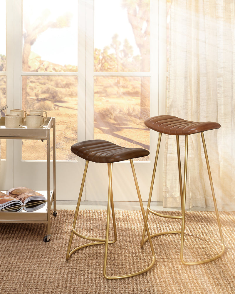 theo counter stool - brown