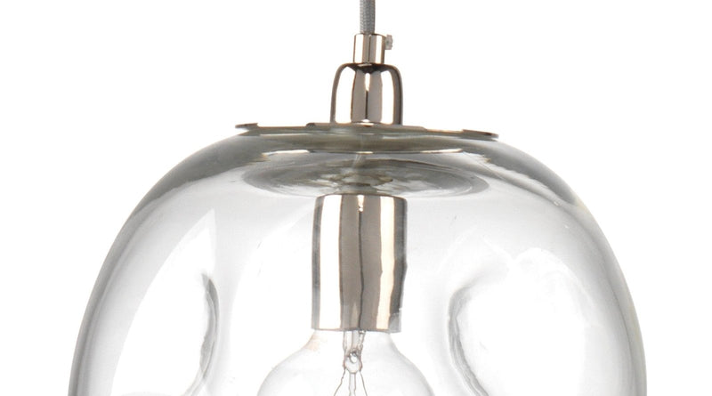 featured dimpled glass pendant | home decor