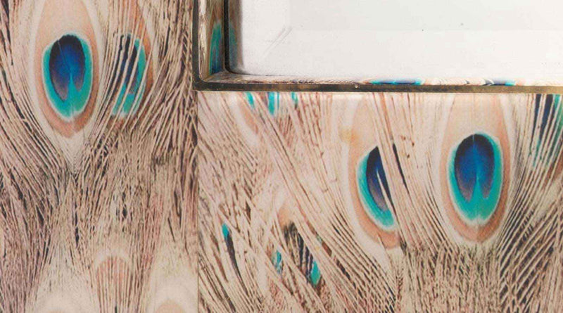 featured plume rectangle mirror | home decor