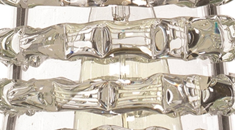 featured ribbon pendant clear | home decor