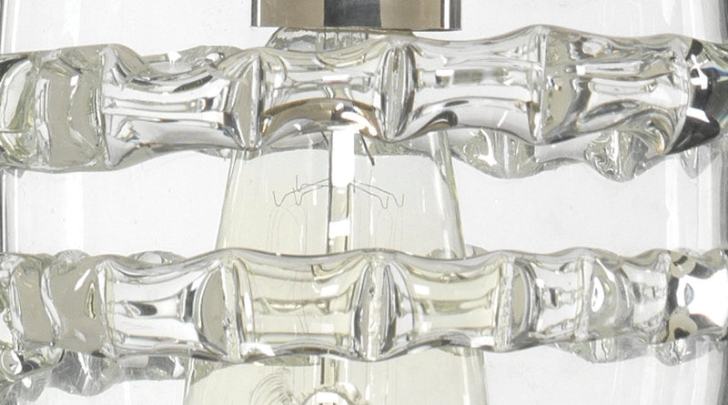 featured ribbon pendant clear | home decor