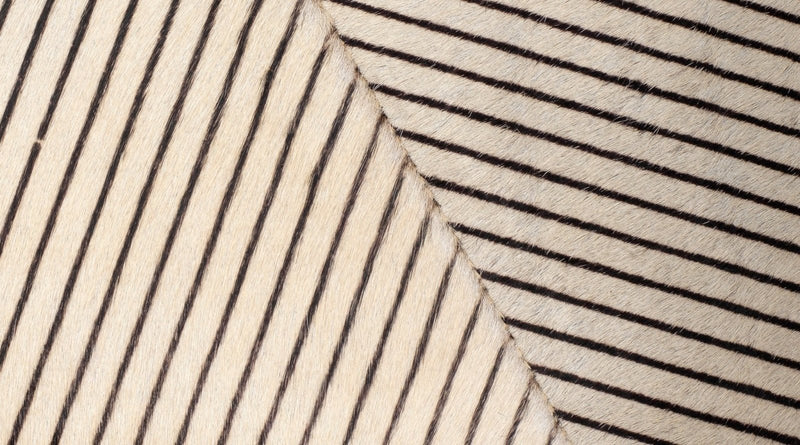 featured small pinstriped ottoman | home decor