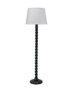 barley twist floor lamp black