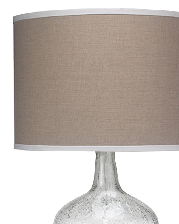 Medium Plum Jar Lamp Clear