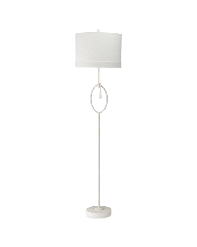 knot floor lamp - white