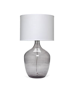 xl plum jar lamp - grey