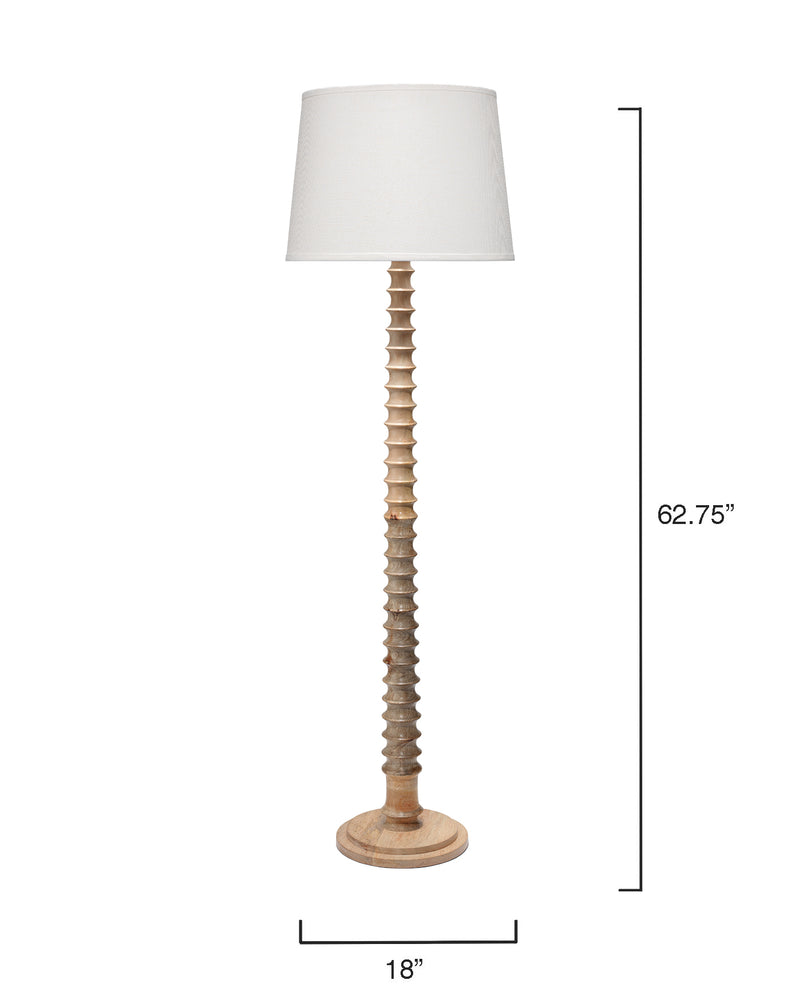 revolution floor lamp - natural