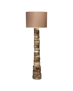 stacked horn floor lamp