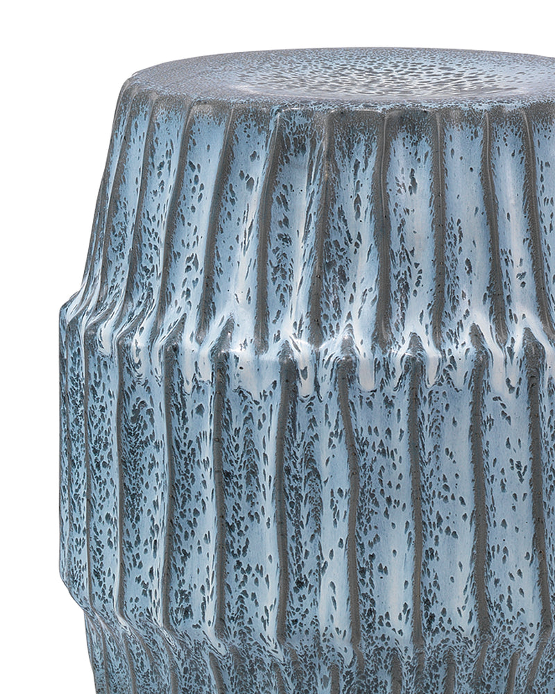 algae side table - blue