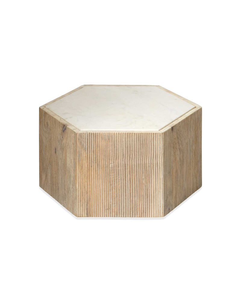 argan hexagon table - small