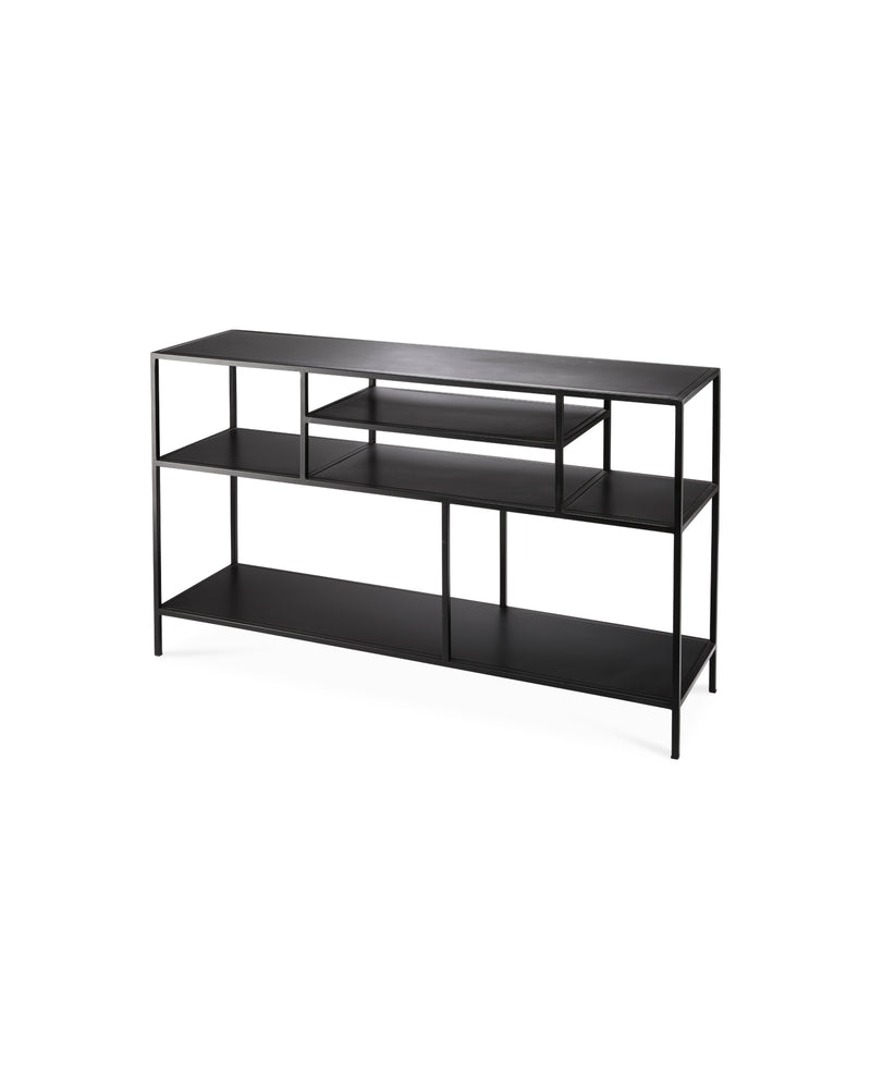 element shelved console table