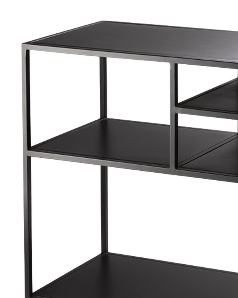 element shelved console table