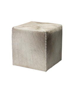 small ottoman - grey