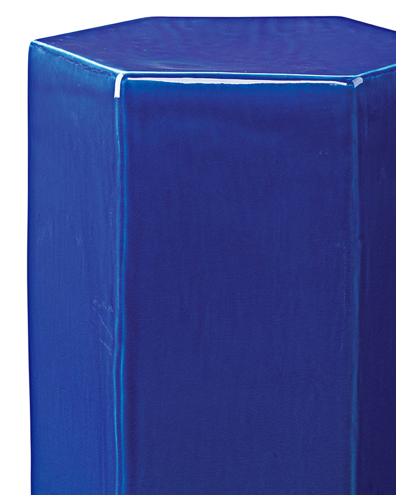 porto side table cobalt blue - large