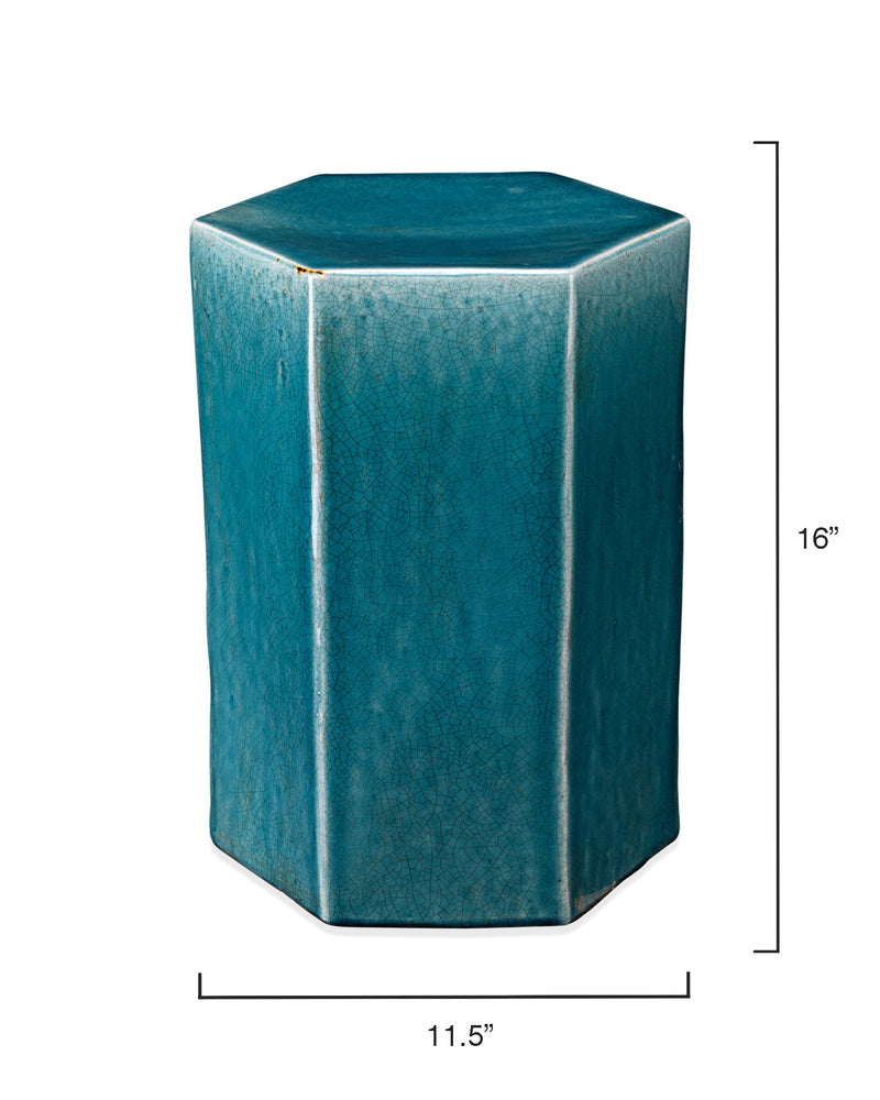 porto side table blue - small