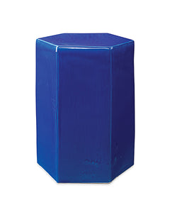 small, cobalt blue | porto side table front
