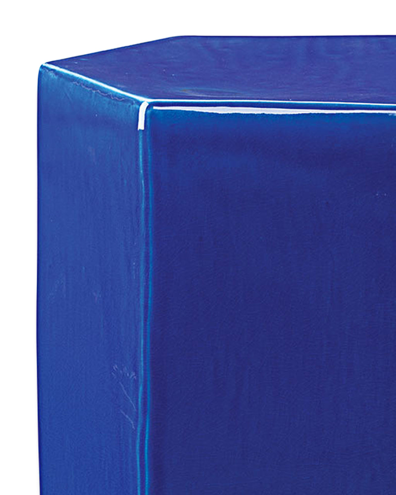 small, cobalt blue | porto side table detail