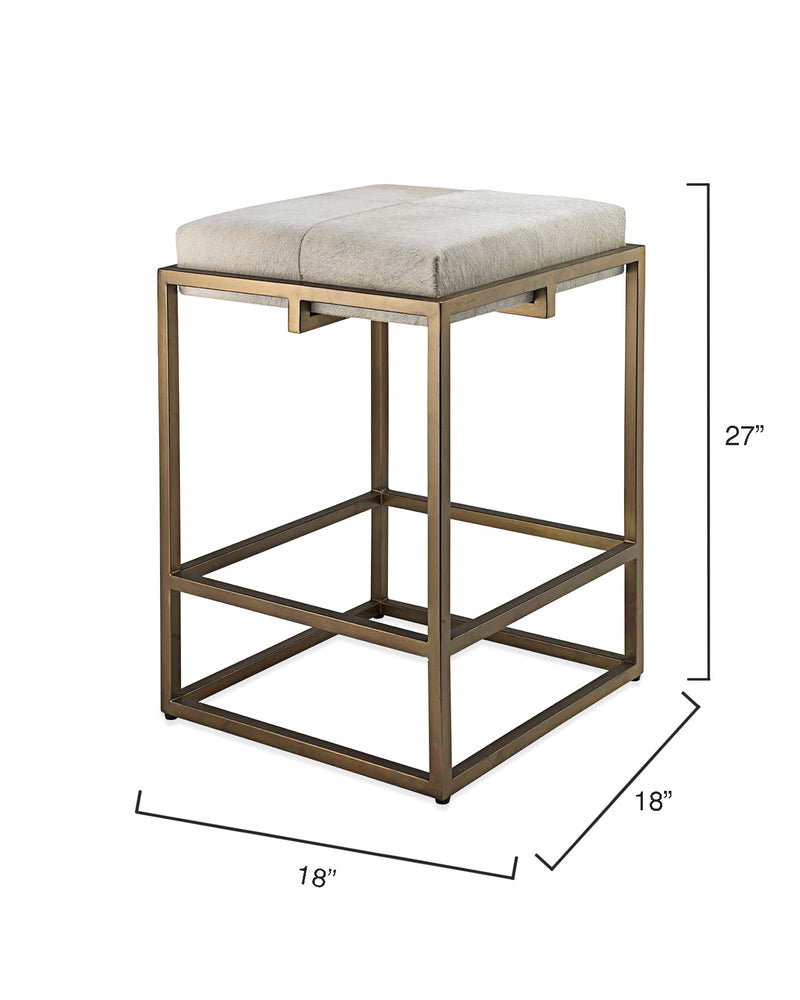 shelby stool white - counter